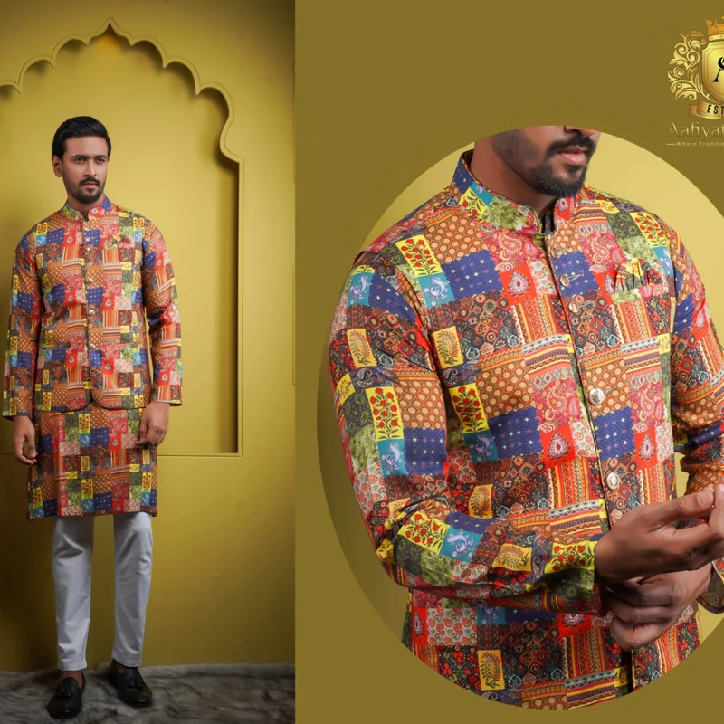 Multi Color Digital Print Set