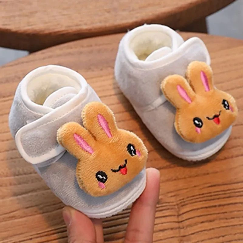 ৪-১৮ মাস বাবুর জন্য Rabbit Design Shoes Brown