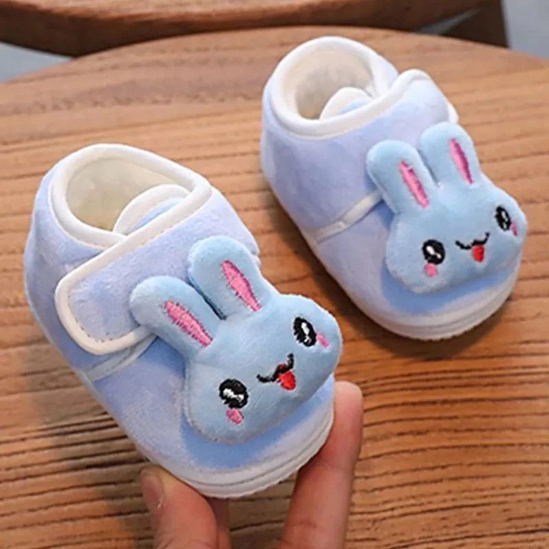 ৪-১৮ মাস বাবুর জন্য Rabbit Design Shoes Sky Blue