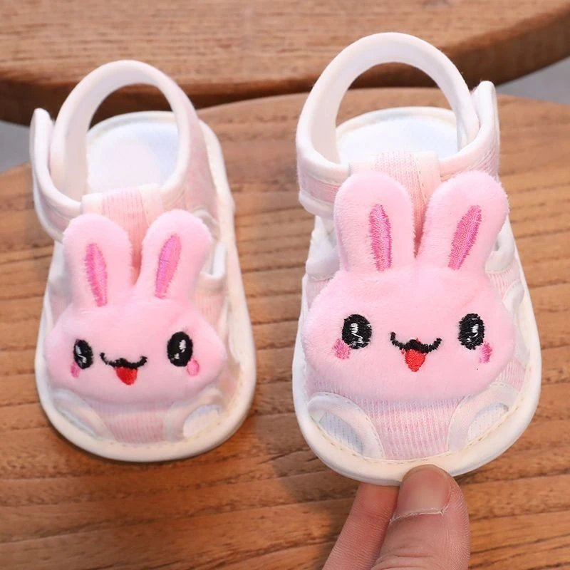 ৪-১৮ মাস বাবুর জন্য Rabbit Design Sandals Pink