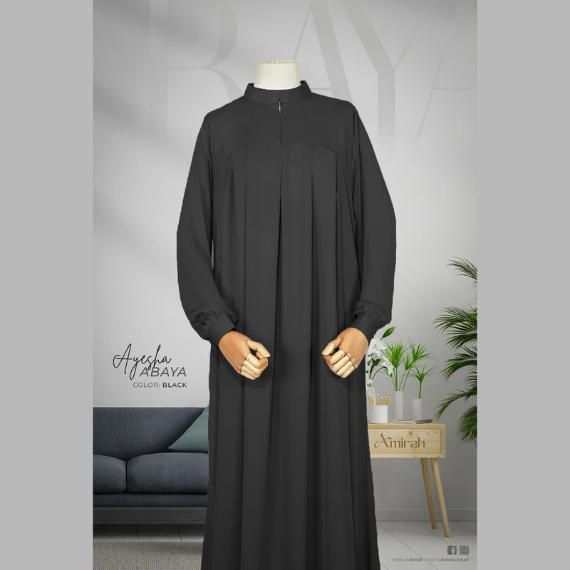 Aysha Abaya-Black