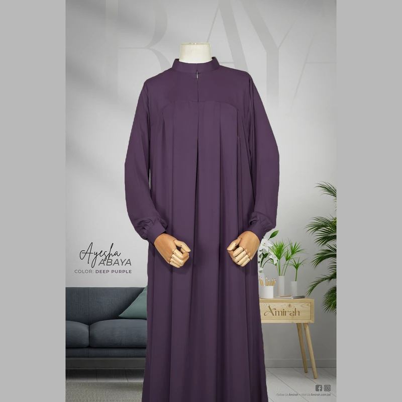 Aysha Abaya-Deep Purple