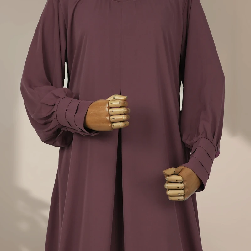 Musarrat Abaya-Dusty Wine