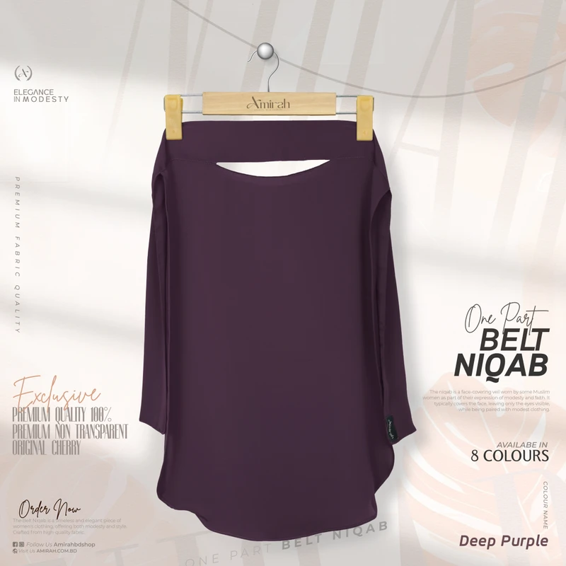 One Part Niqab- Deep Purple