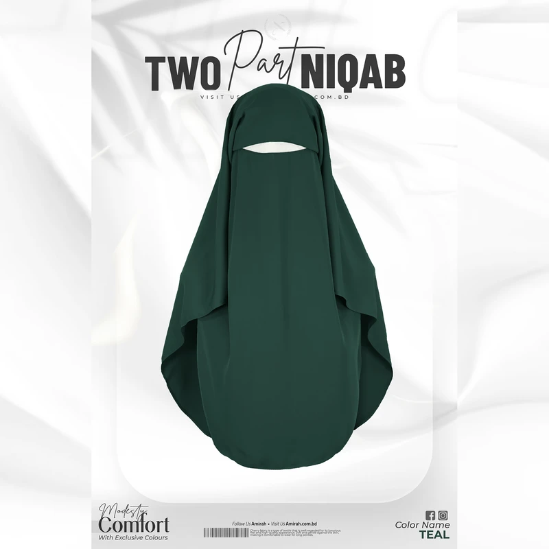 Two part Niqab- Teel