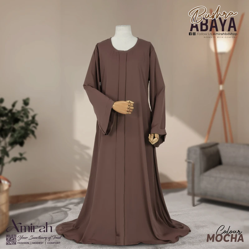 Bushra Abaya- Mocha