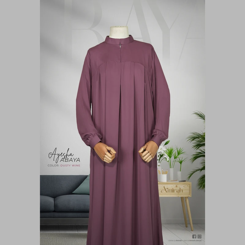 Aysha Abaya-Dusty Wine