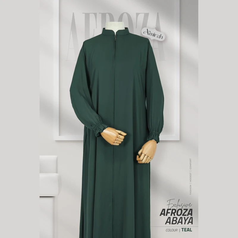 Afroza Abaya- Teel