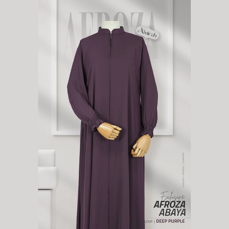 Afroza Abaya- Deep Purple