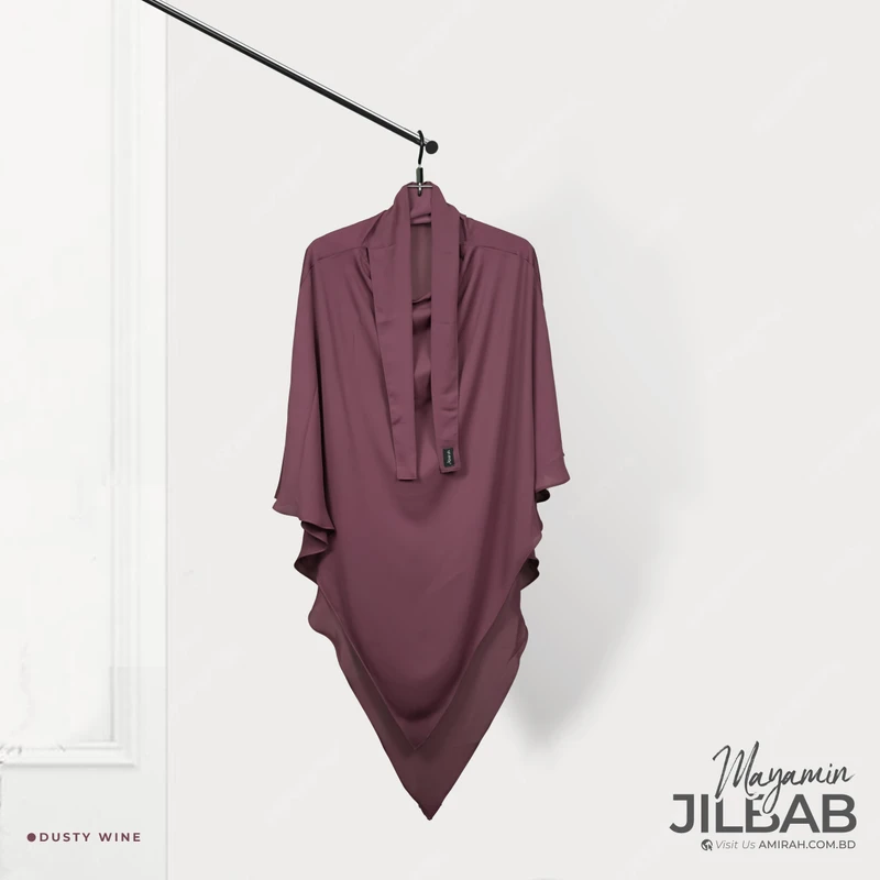 Mayamin Jilbab- Dusty Wine