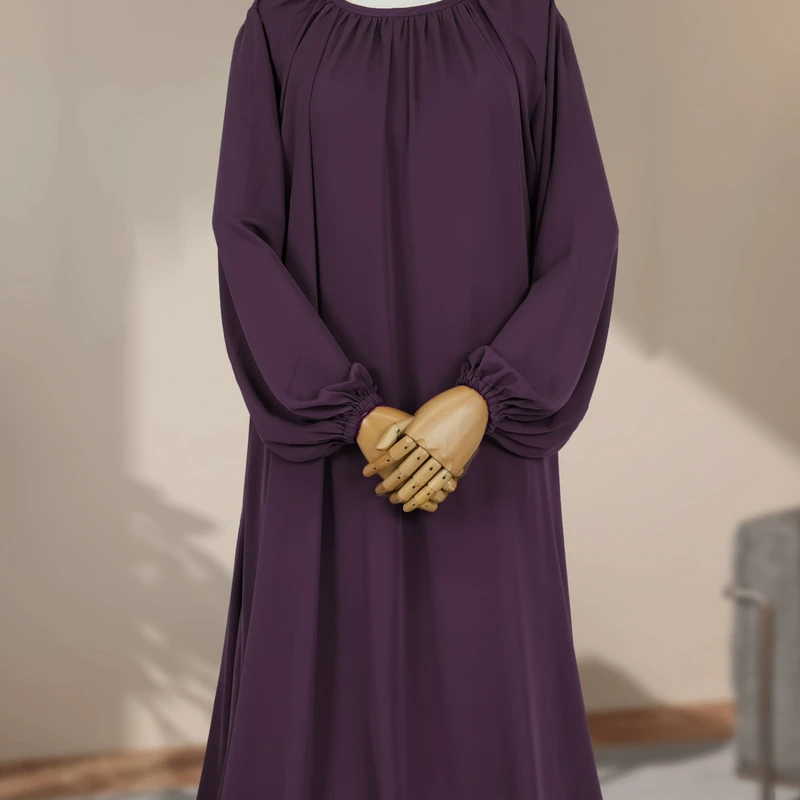 Safia Abaya-Deep Purple