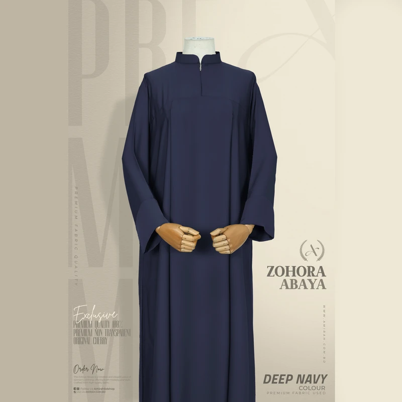 Zohra Abaya - Navy Blue