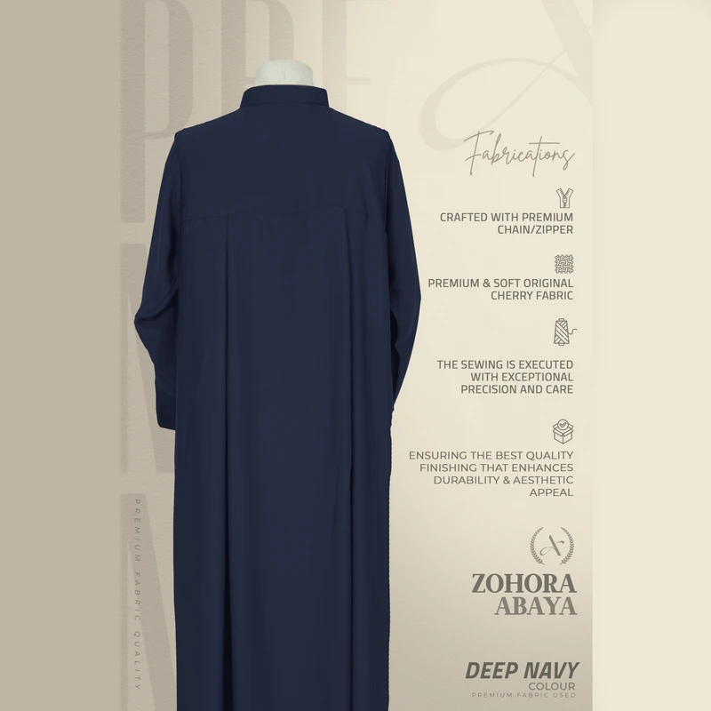 Zohra Abaya - Navy Blue