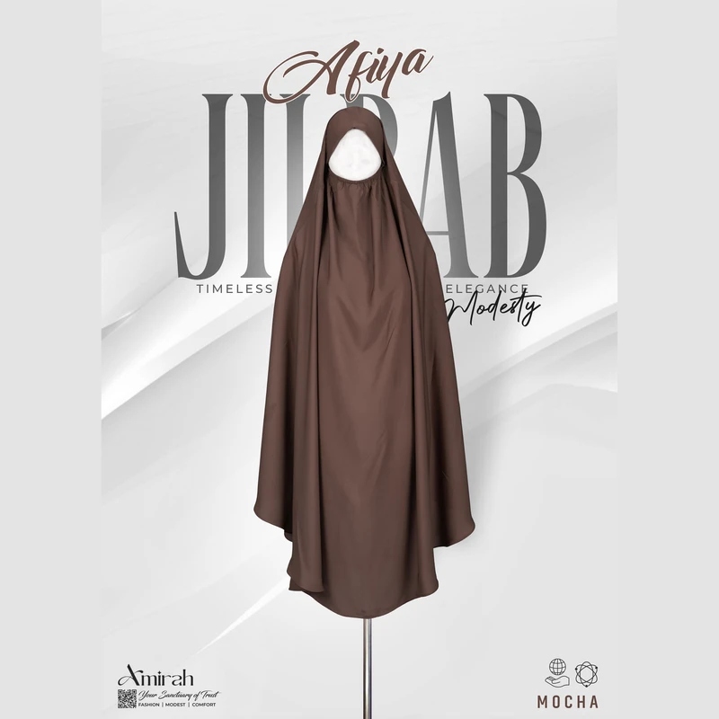 Afiya Jilbab- Mocha