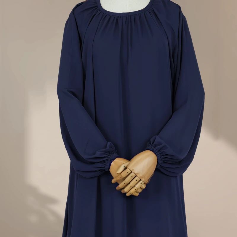 Safia Abaya-Navy Blue