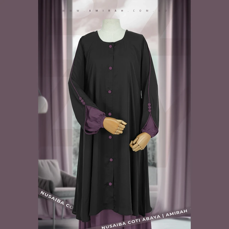 Nusaiba Coti Abaya- Bulgari