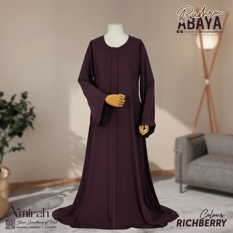 Bushra Abaya- Richberry