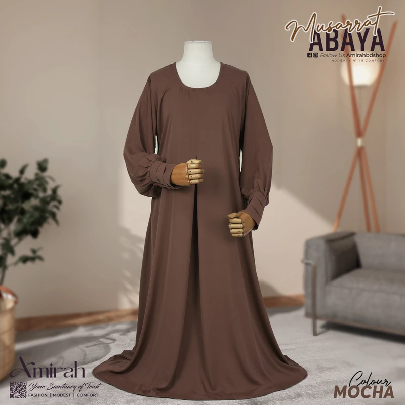 Musarrat Abaya-Mocha