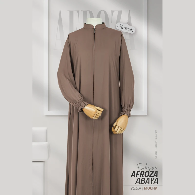 Afroza Abaya- Mocha