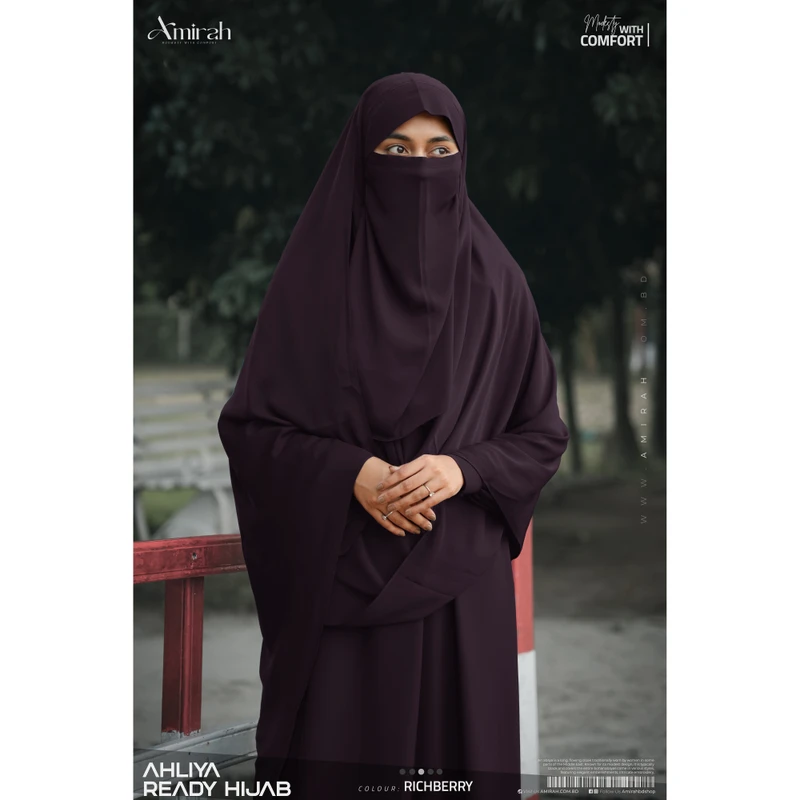 Ahliya Ready Hijab- Richberry