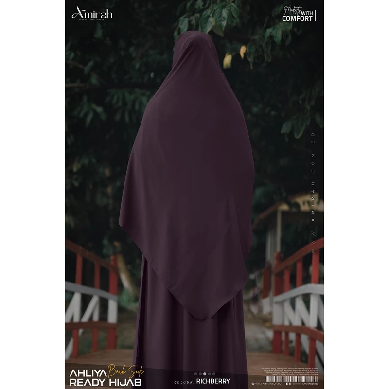 Ahliya Ready Hijab- Richberry