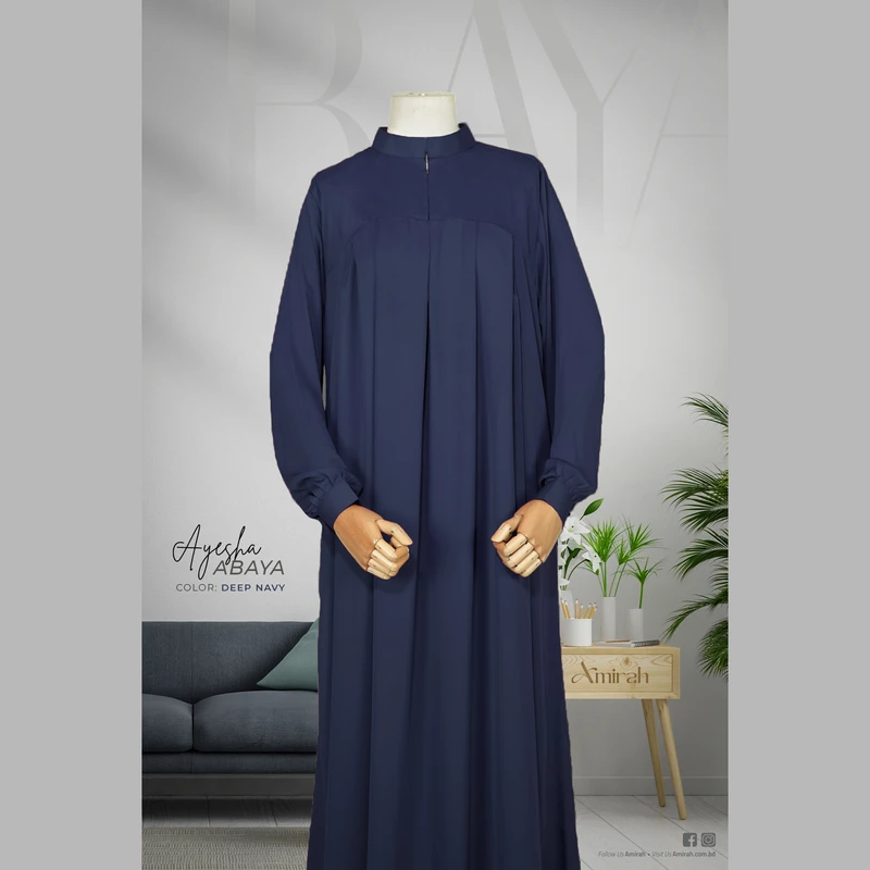 Aysha Abaya-Deep Navy