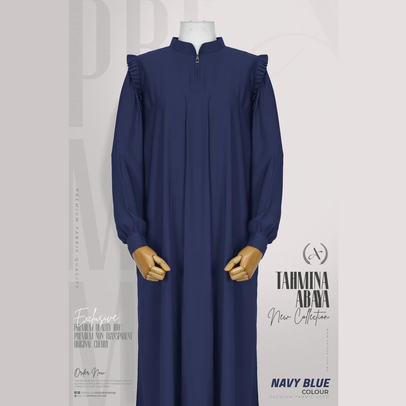 Tahmina Abaya- Navy Blue