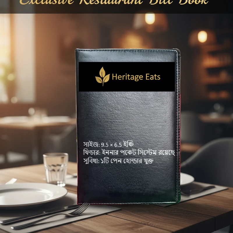 Restaurant Bill Book