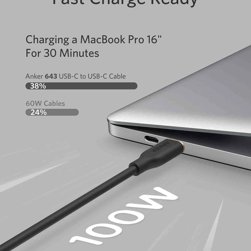 Anker PowerLine III Flow USB-C to USB-C Cable - Image 3