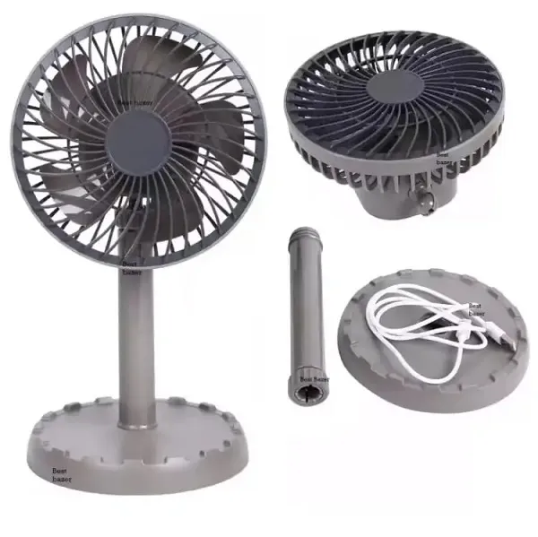 JYSUPER Rechargeable Multicolor Portable Mini Table Fan - JY-2218