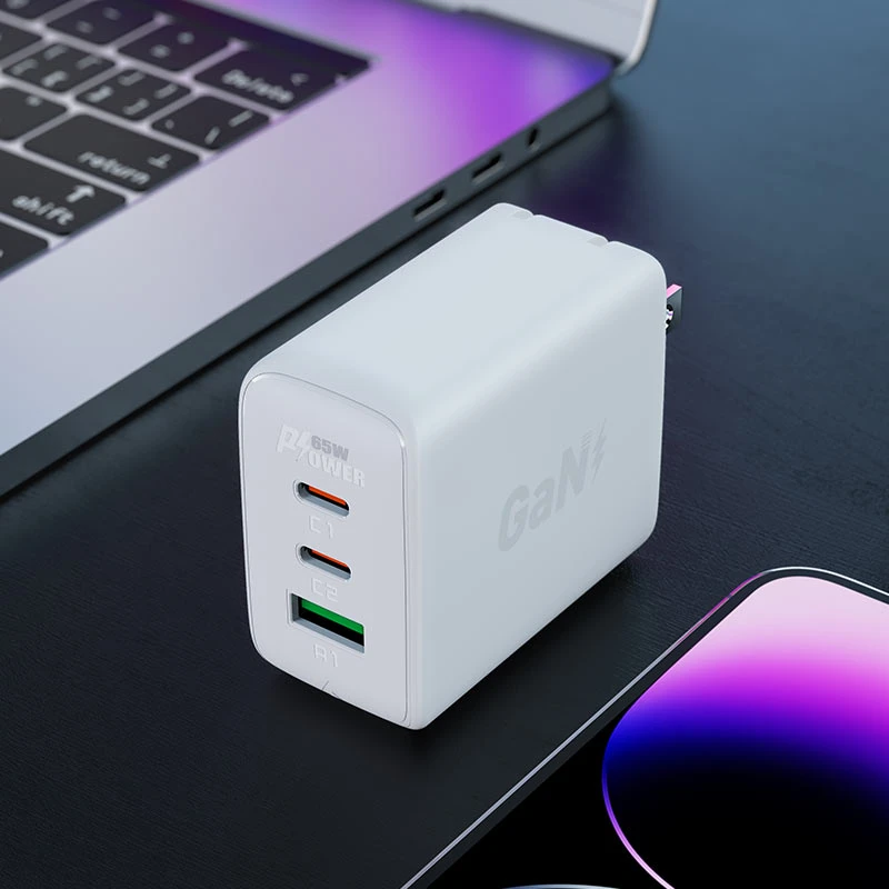 Acefast A43 PD65W GaN (2xUSB-C + USB-A) US - Image 4