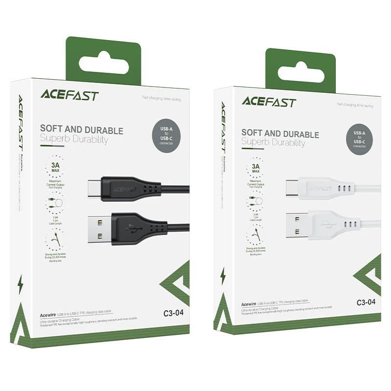 Acefast C3-04 USB-A to USB-C Charging Data Cable 1.2m
