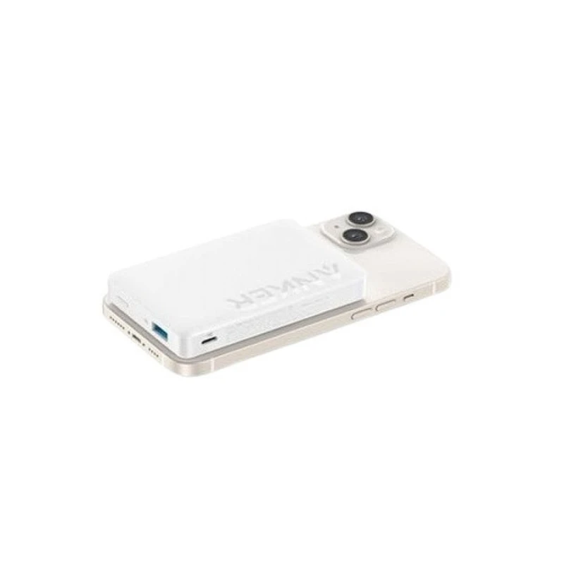 Anker A1642h21 10000mah Wireless White Power Bank