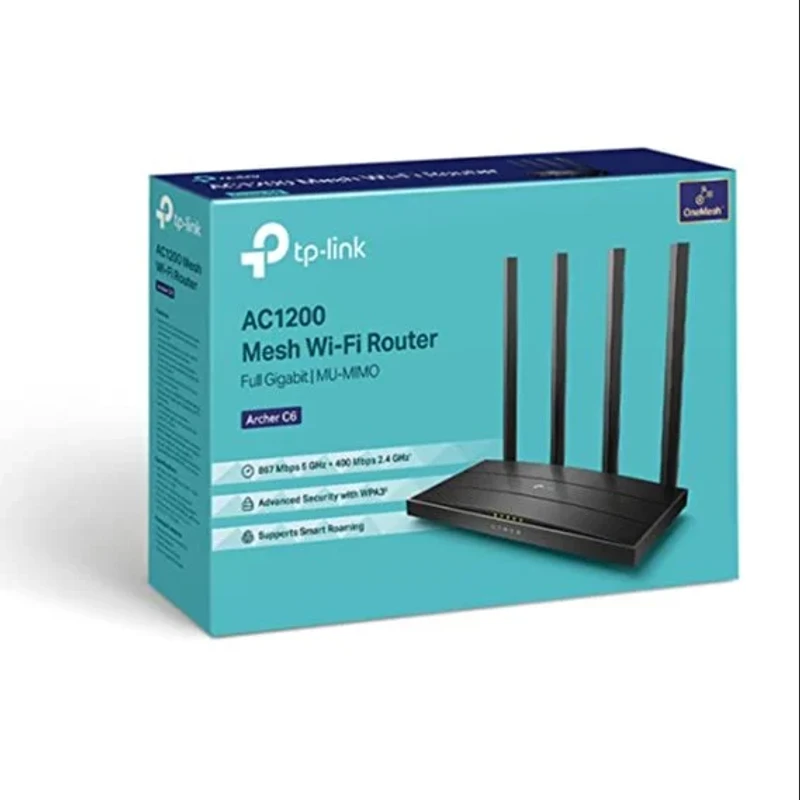 Dual Band TP Link AC1200 Wireless MU MIMO Gigabit Router - Image 3