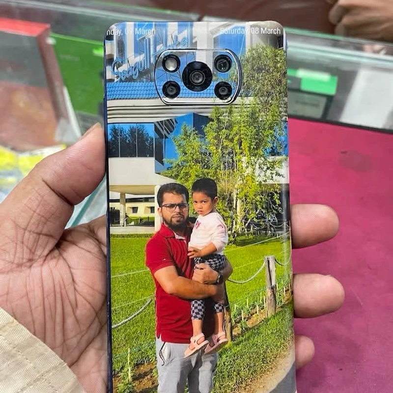 Mobile Phoner Back Stiker Picture