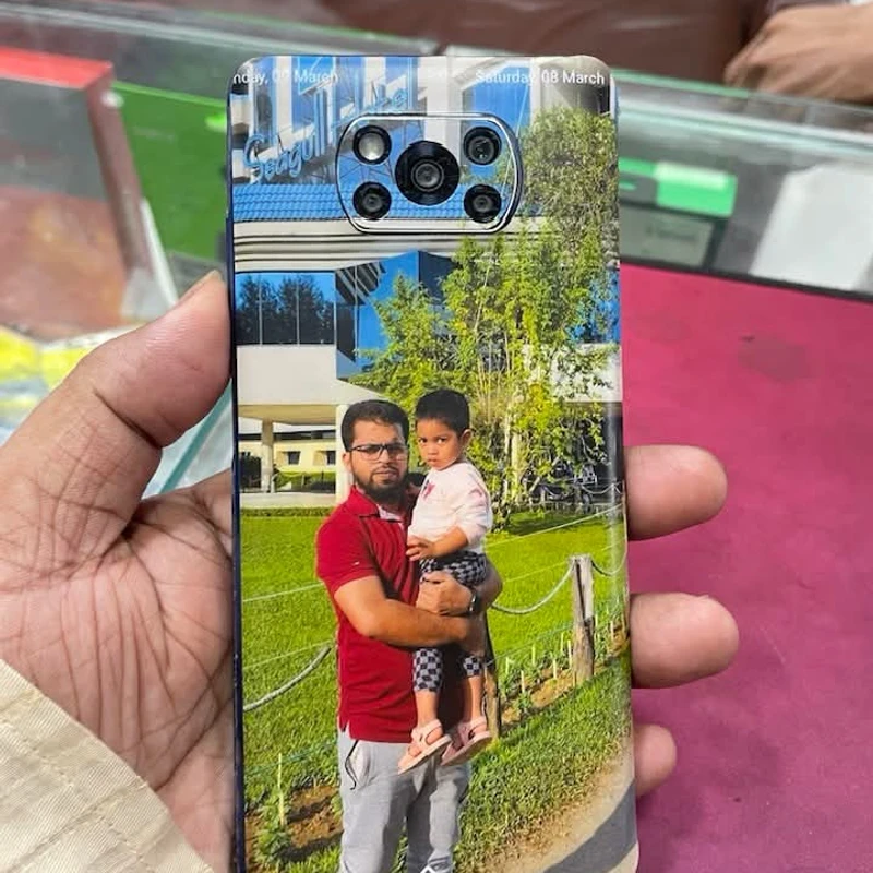 Mobile Phoner Back Stiker Picture