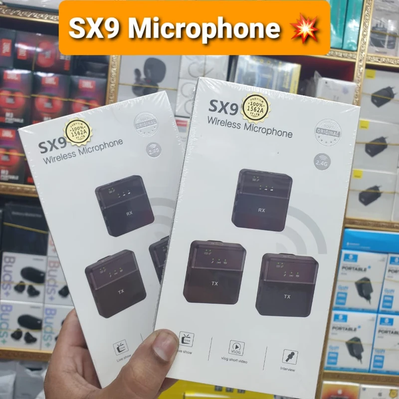 SX9 Dual Wireless Microphone