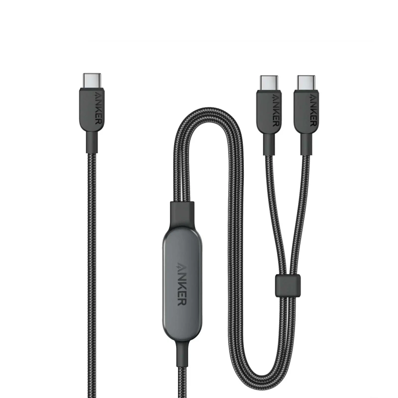 Anker 2-in-1 USB-C to USB-C 140W Braided Cable (4ft)