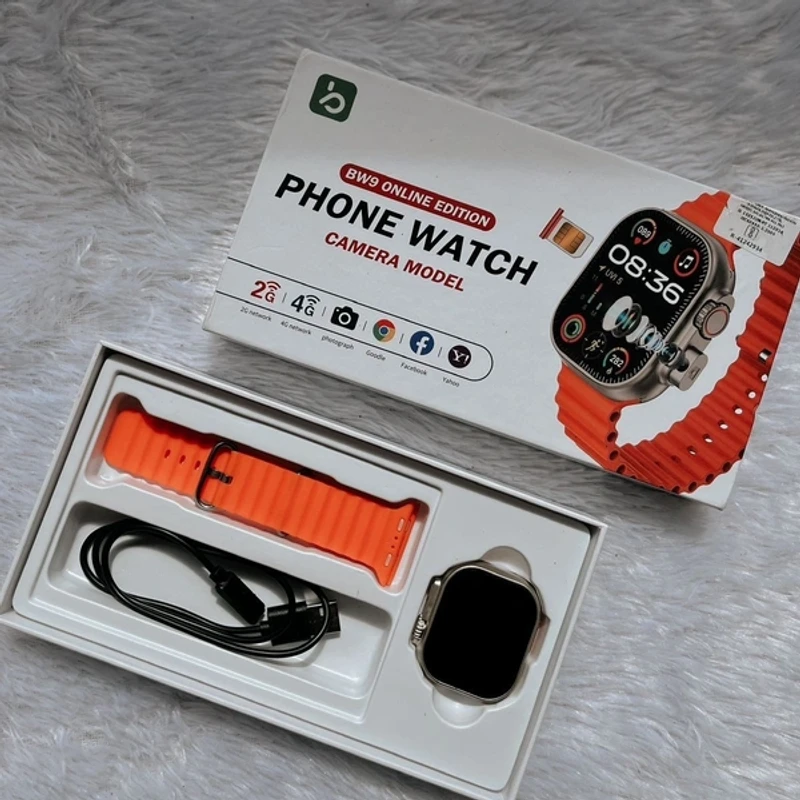BW9 Pro 4G Sim Card Supported popup Folding Camera Model Smart Watch Sl-251485