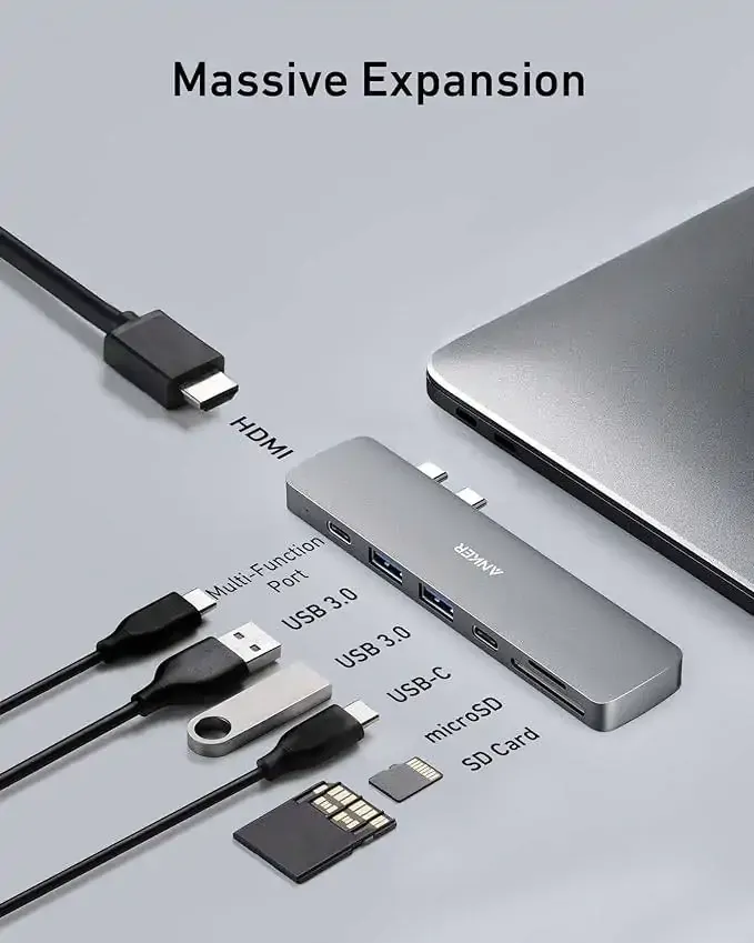 Anker PowerExpand Direct 7-Port USB 3.0 Type-C Hub for MacBook