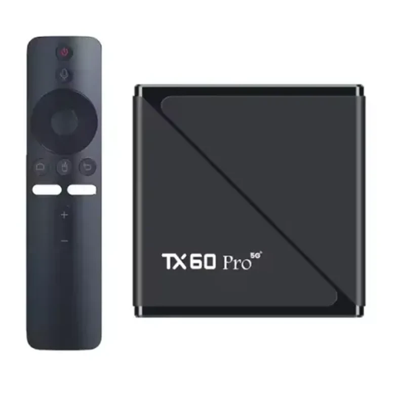 TX60 Pro 14K Ultra HD Smart Android TV Box with Voice Control Remote