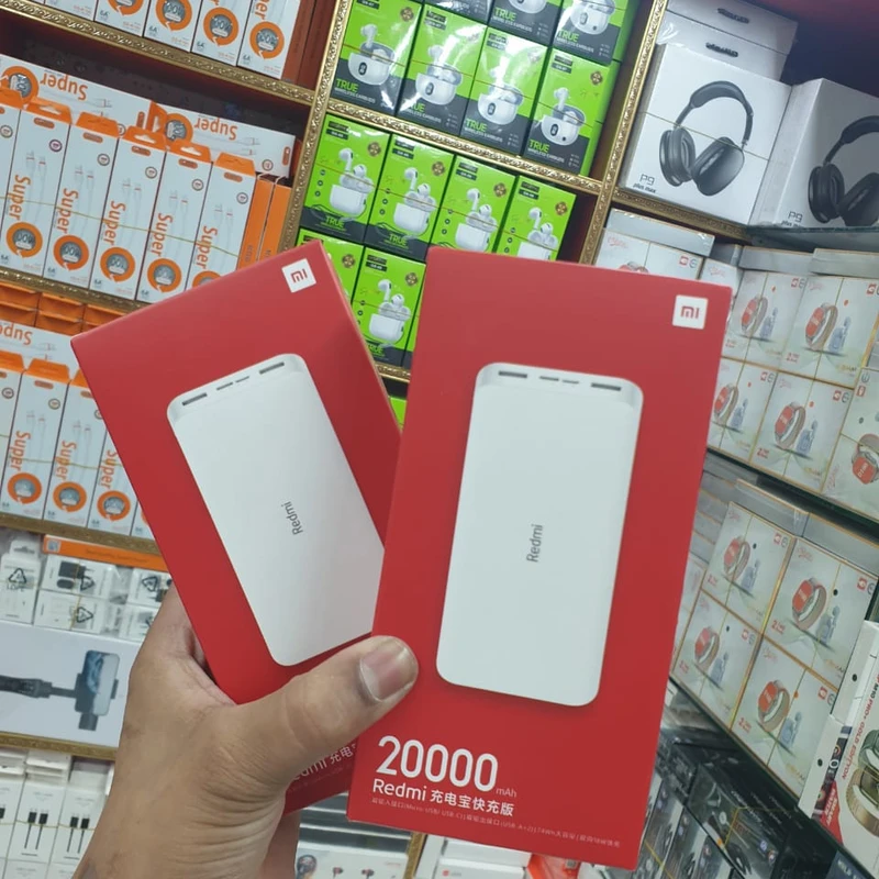 Redmi Power Bank 20000mAh Fast Charge 18w Brand: Xiaomi