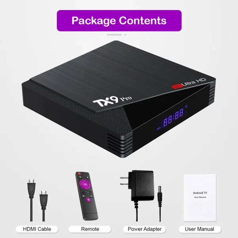TX9 PRO 8 GB RAM Android TV Box With 5GHz Dual Band WiFi - Image 3
