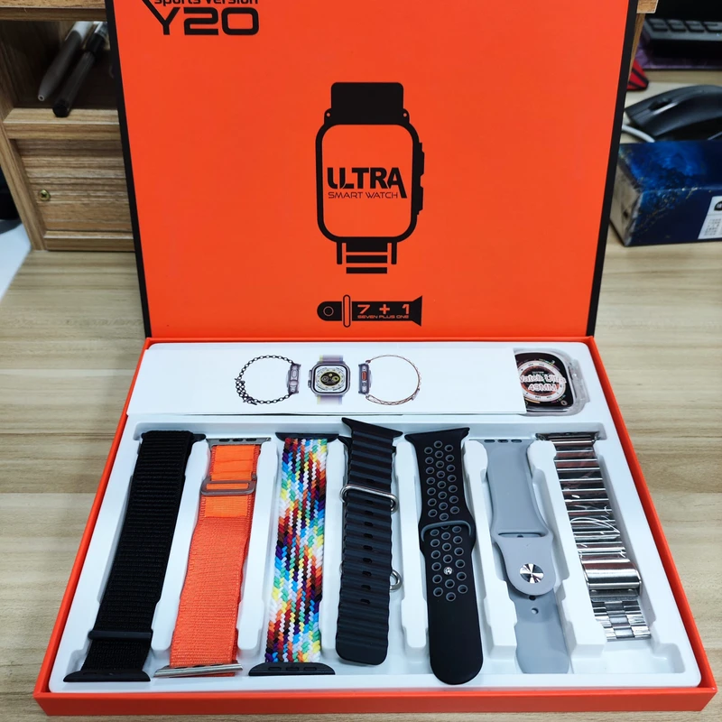 Y20 Ultra Sports Version Smart Watch with 7 Straps Y20 Ultra Sports Version Smart Watch with 7 Straps