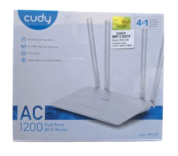 Cudy WR1200 AC1200 Dual Band Smart Wi-Fi Router - Image 5