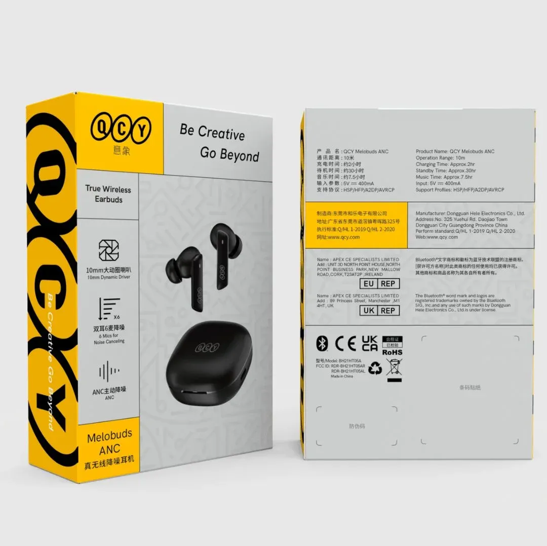 QCY HT05 MeloBuds ANC True Wireless Earbuds