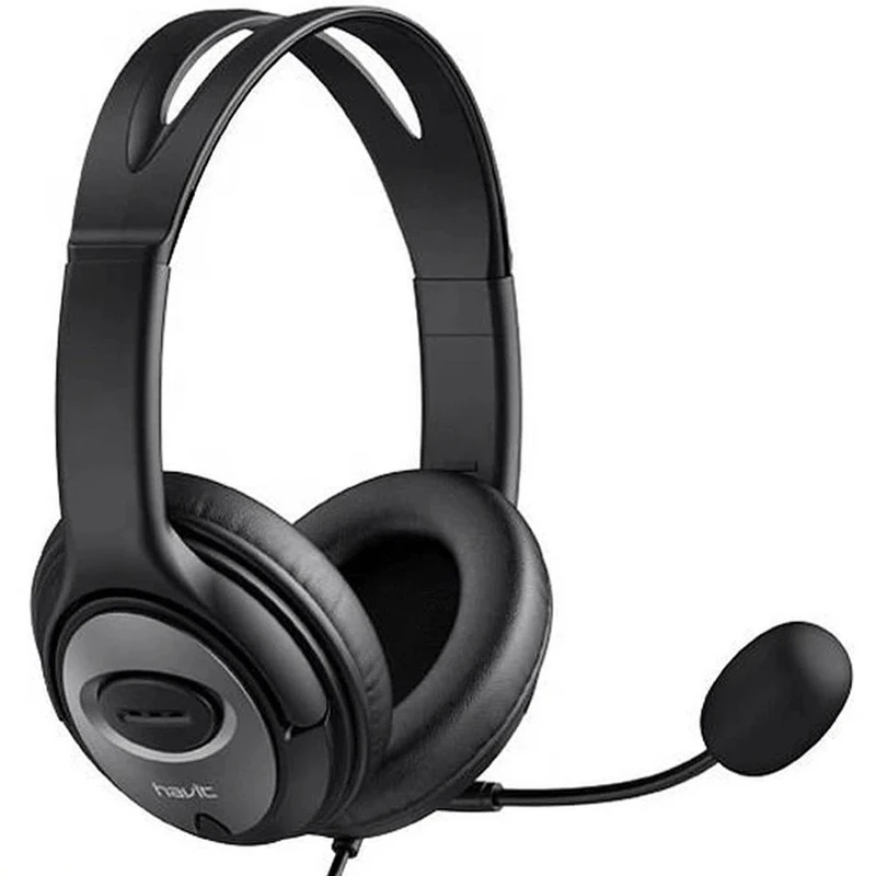 Havit H206D 3.5mm double plug Stereo with Mic Headset