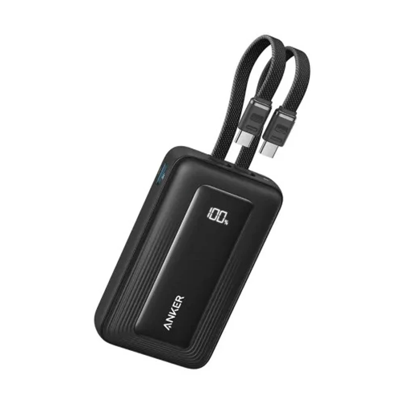 Anker Zolo 10000mAh 35W Power Bank With Built-in Dual Type-C Cable