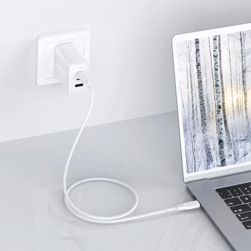 Acefast A15 PD65W (USB-C + USB-C + USB-A) 3-port wall charger set - Image 5