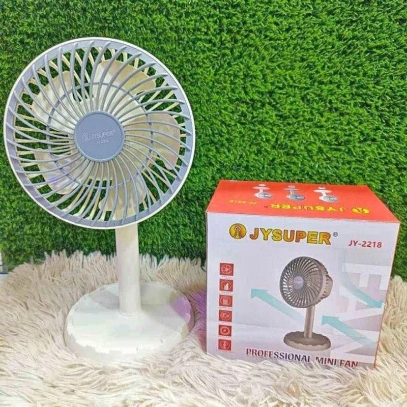 JYSUPER JY-2218 USB Rechargeable Mini Table Fan